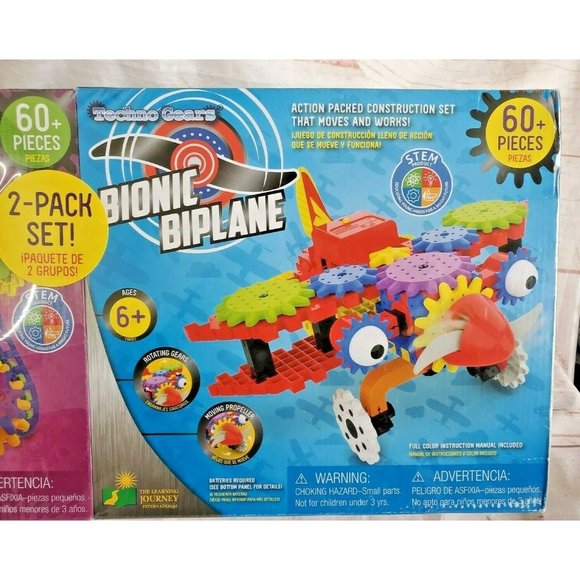 The Learning Journey 2 Pack Techno Gears: Bionic Biplane & Rockin Rover - Picture 3 of 12